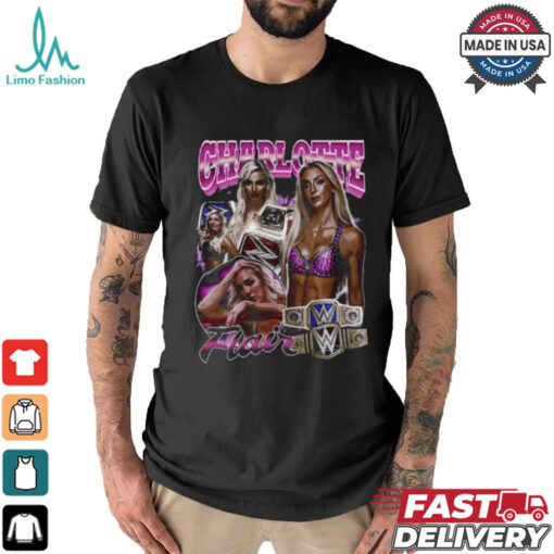 Charlotte Flair Retro Collage T Shirt