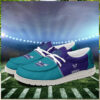 Carolina Panthers 2024 Version Personalized Hey Dude Shoes