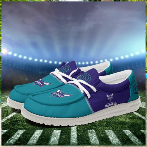 Charlotte Hornets 2024 Personalized Hey Dude Shoes