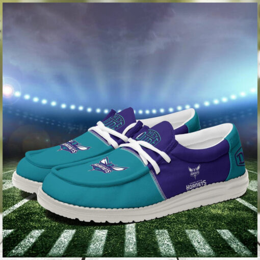 Charlotte Hornets 2024 Personalized Hey Dude Shoes