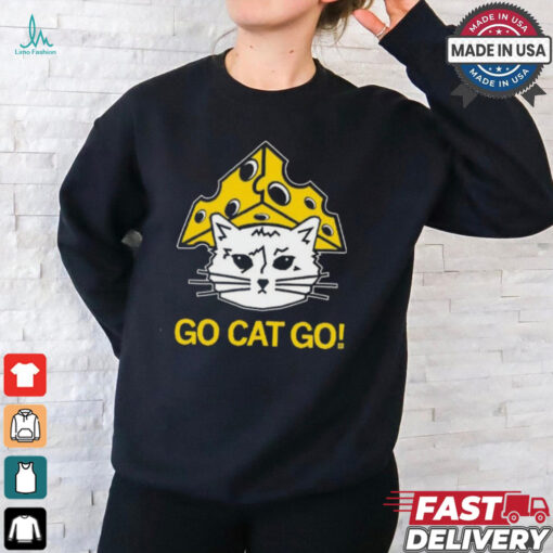 Cheesehead gary go cat go T shirt