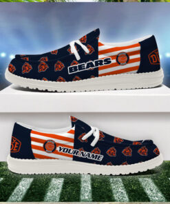 Chicago Bears 2024 Version Personalized Hey Dude Shoes