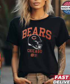 Chicago Bears Nike Anthracite Helmet Essential T Shirt