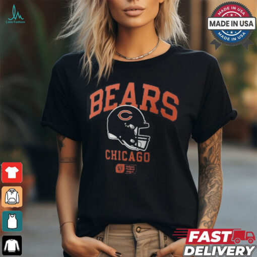 Chicago Bears Nike Anthracite Helmet Essential T Shirt