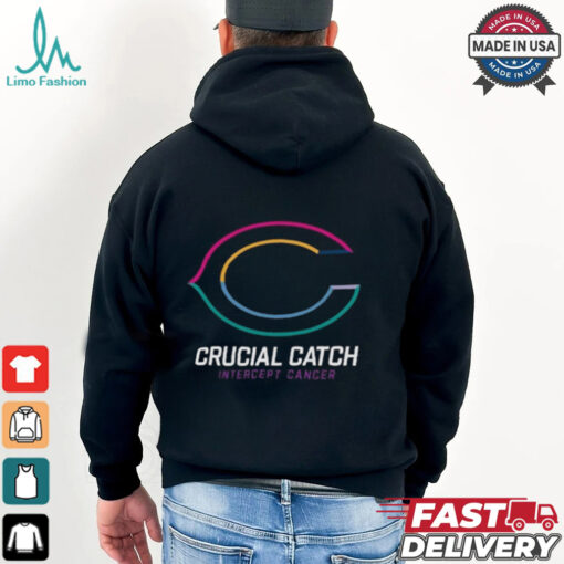 Chicago Bears Nike Black 2024 NFL Crucial Catch T Shirt