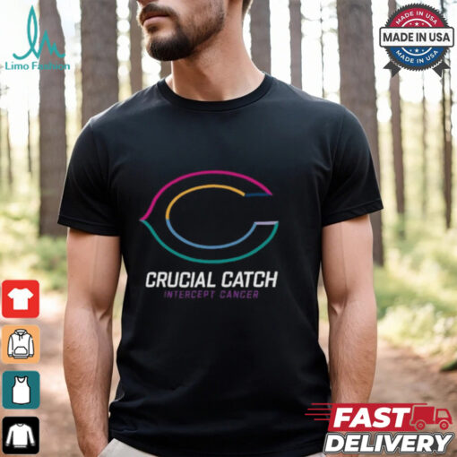 Chicago Bears Nike Black 2024 NFL Crucial Catch T Shirt