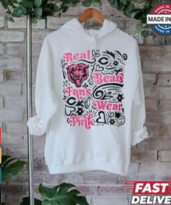 Chicago Bears real Bears fans wear pink shirt