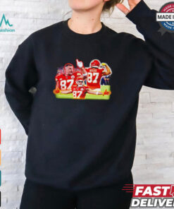 Chiefs Wrs wear Travis Kelce Kansas City Chiefs graphic shirt