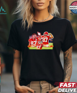 Chiefs Wrs wear Travis Kelce Kansas City Chiefs graphic shirt