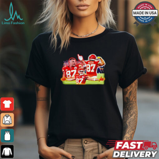 Chiefs Wrs wear Travis Kelce Kansas City Chiefs graphic shirt