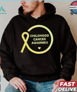 Childhood Cancer Awareness Month T Shirt Gift yellow Ribbon shirt