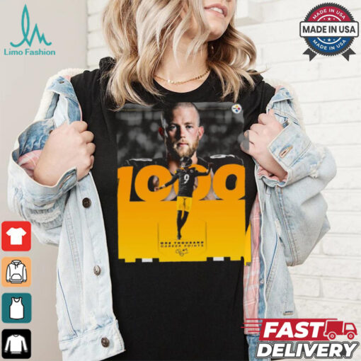 Chris Boswell Pittsburgh Steelers 1000 Career Points Signature Shirt