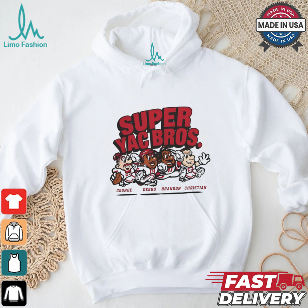 Christian McCaffrey San Francisco 49ers Super Yac Bros shirt Christian McCaffrey San Francisco 49ers Super Yac Bros shirt