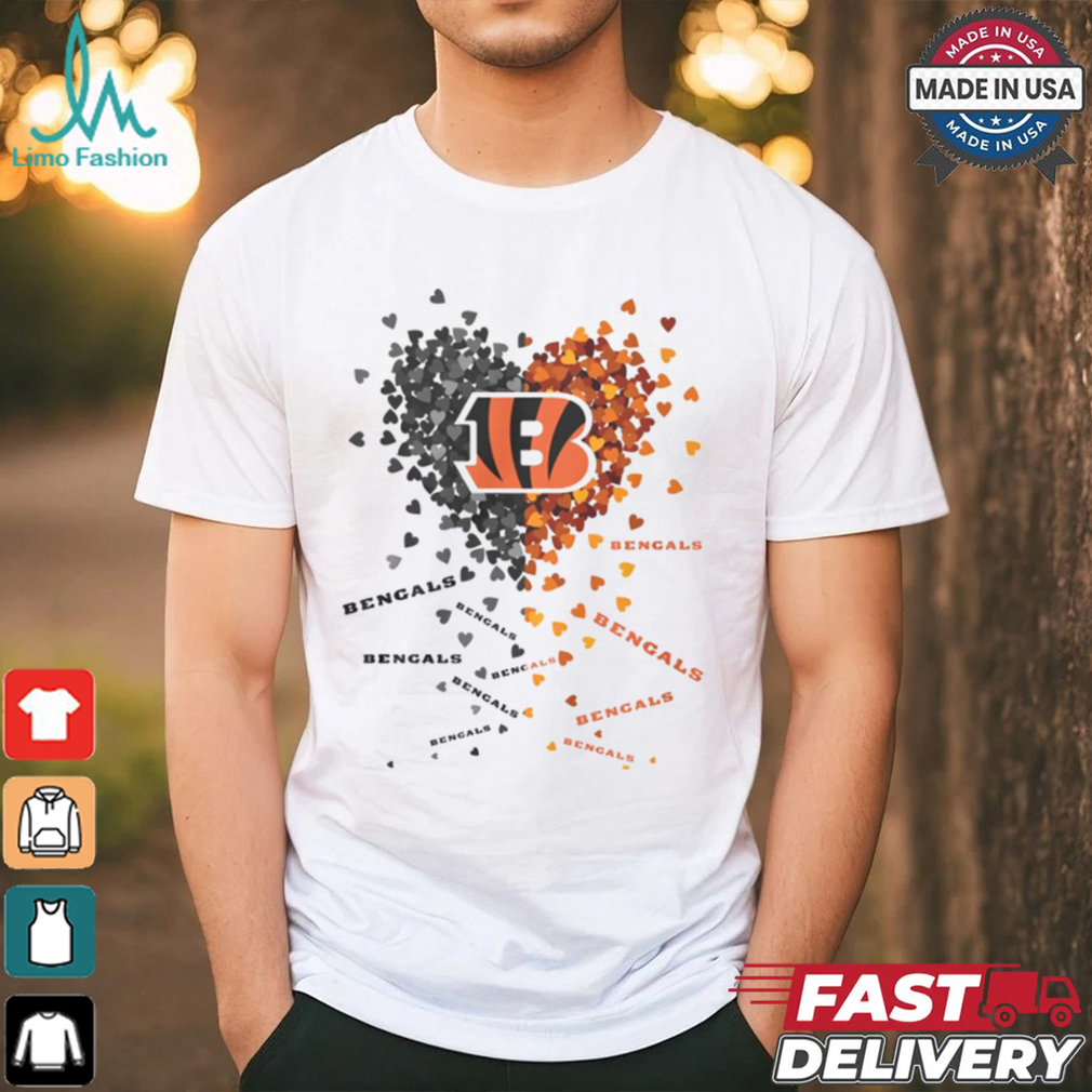 Cincinnati Bengals Heart Shirt Cincinnati Bengals Heart Shirt