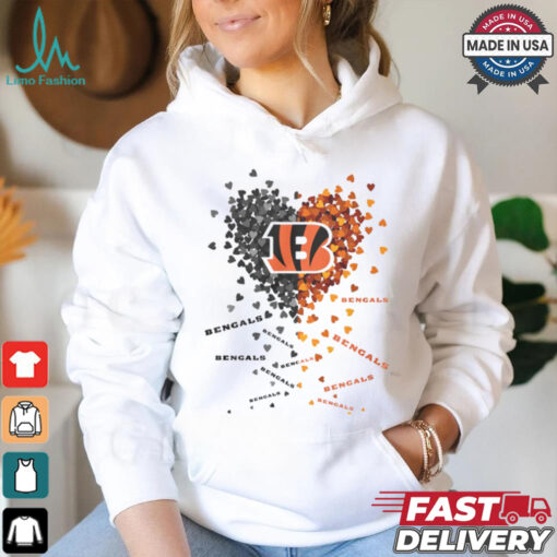 Cincinnati Bengals Heart Shirt