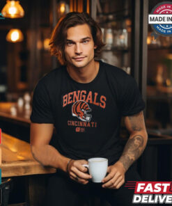 Cincinnati Bengals Nike Anthracite Helmet Essential T Shirt