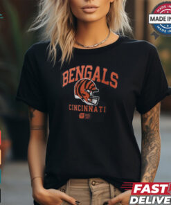 Cincinnati Bengals Nike Anthracite Helmet Essential T Shirt