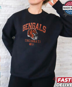 Cincinnati Bengals Nike Anthracite Helmet Essential T Shirt