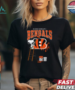 Cincinnati Bengals Snoopy Painting Shirt