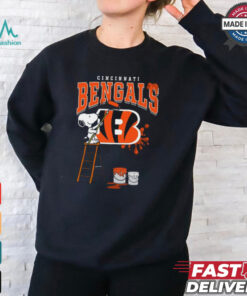 Cincinnati Bengals Snoopy Painting Shirt