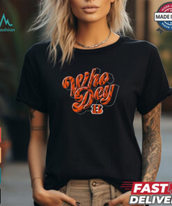 Cincinnati Bengals who Dey logo shirt