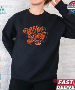 Cincinnati Bengals who Dey logo shirt