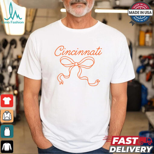 Cincinnati Croquette Bow Shirt