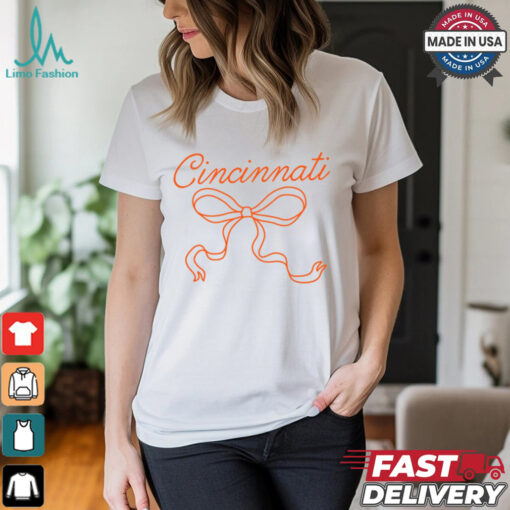 Cincinnati Croquette Bow Shirt