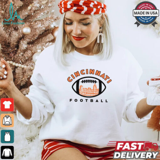 Cincinnati Football Skyline shirt
