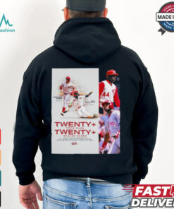 Cincinnati Reds Spencer Steer Elly De La Cruz Twenty Home Runs Twenty Stolen Bases Signatures Poster t shirt