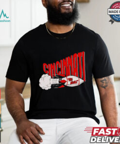 Cincinnati piss missile rocket football shirt