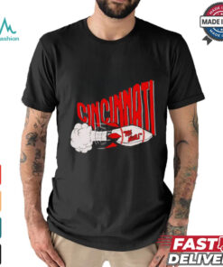 Cincinnati piss missile rocket football shirt
