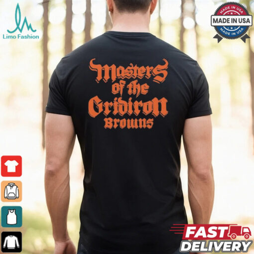 Cleveland Browns Masters Of The Gridiron T Shirts