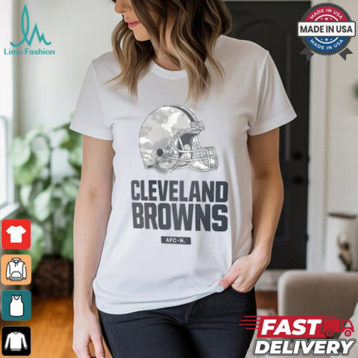 Cleveland Browns Nike White 2024 Salute To Service Legend Performance T Shirt