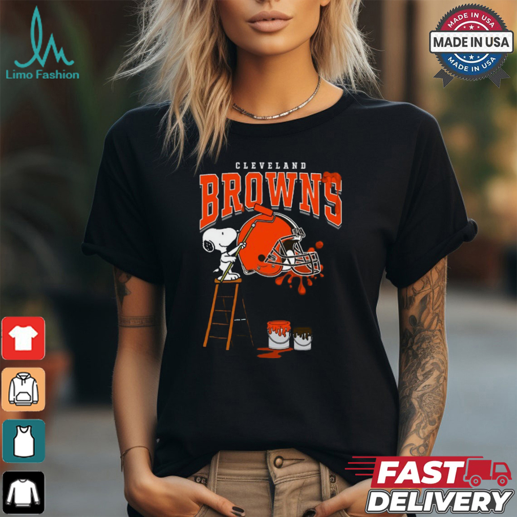 Cleveland Browns Snoopy Painting Shirt Cleveland Browns Snoopy Painting Shirt