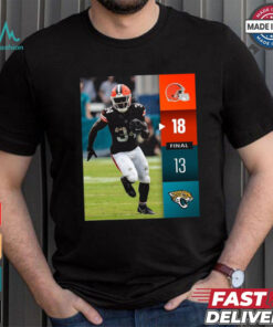 Cleveland Browns Win 18 13 Jaguars Jacksonville 2024 NFL Week 2 Final Score Shirt