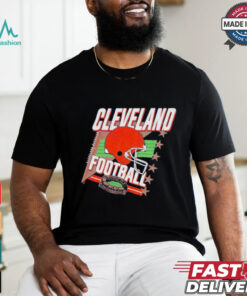 Cleveland Browns football helmet vintage shirt