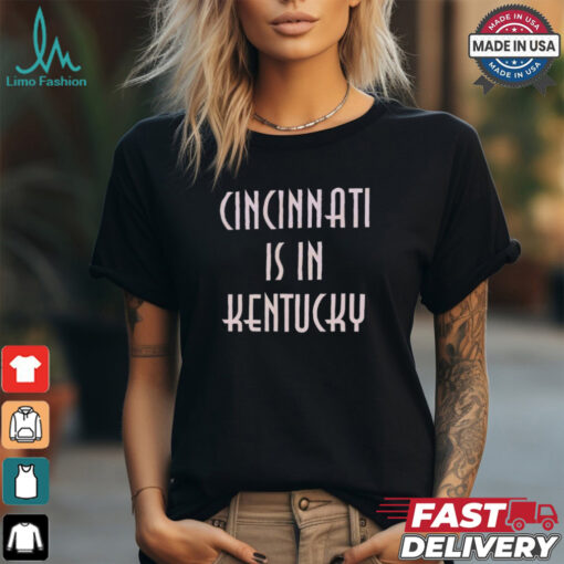 Cleveland Guardians Josè Ramirez wearing Cincinnati is in Kentucky shirt