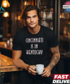 Cleveland Guardians Josè Ramirez wearing Cincinnati is in Kentucky shirt