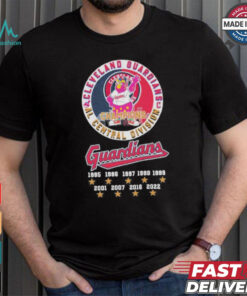 Cleveland Guardians Mascot 2024 AL Central Division Champions Shirt