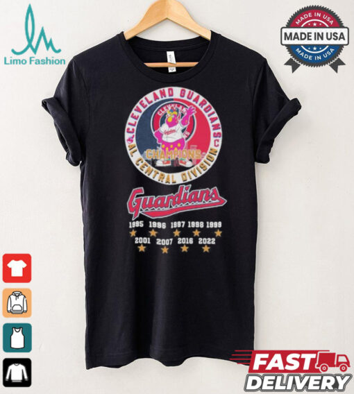 Cleveland Guardians Mascot 2024 AL Central Division Champions Shirt