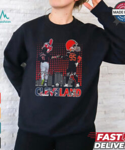 Cleveland Guardians x Cleveland Browns Signatures Shirt Cleveland Guardians x Cleveland Browns Signatures Shirt
