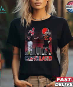 Cleveland Guardians x Cleveland Browns Signatures Shirt