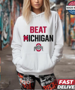 Coach Urban Meyer Wearing Beat Michigan Ohio State T Shirts