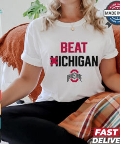 Coach Urban Meyer Wearing Beat Michigan Ohio State T Shirts