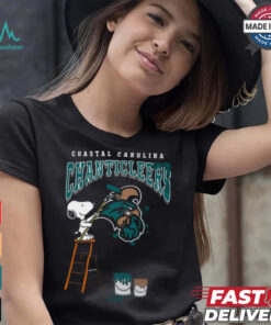 Coastal Carolina Chanticleers Snoopy Painting Shirt
