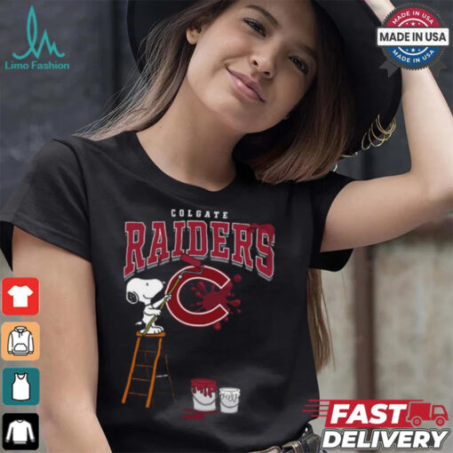 Colgate Raiders Snoopy Painting Shirt