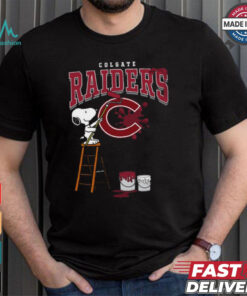 Colgate Raiders Snoopy Painting Shirt
