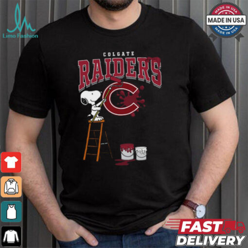 Colgate Raiders Snoopy Painting Shirt