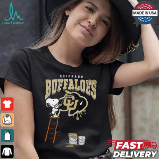 Colorado Buffaloes Snoopy Painting Shirt